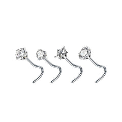 IT Girl 4-Pack Nose Stud Bundle