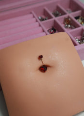 PRE ORDER Red Elena Belly Ring