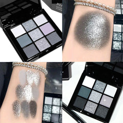 Smoky Eye Makeup Palette Gray Pink Tones