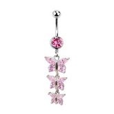 Lila Belly Ring