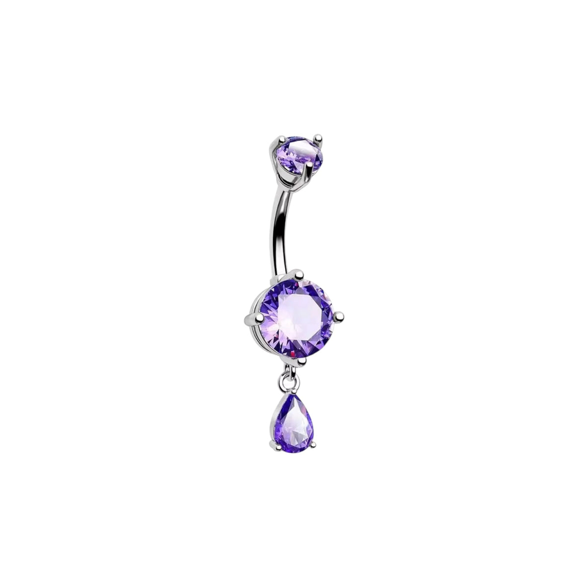 Purple Ava Belly Ring
