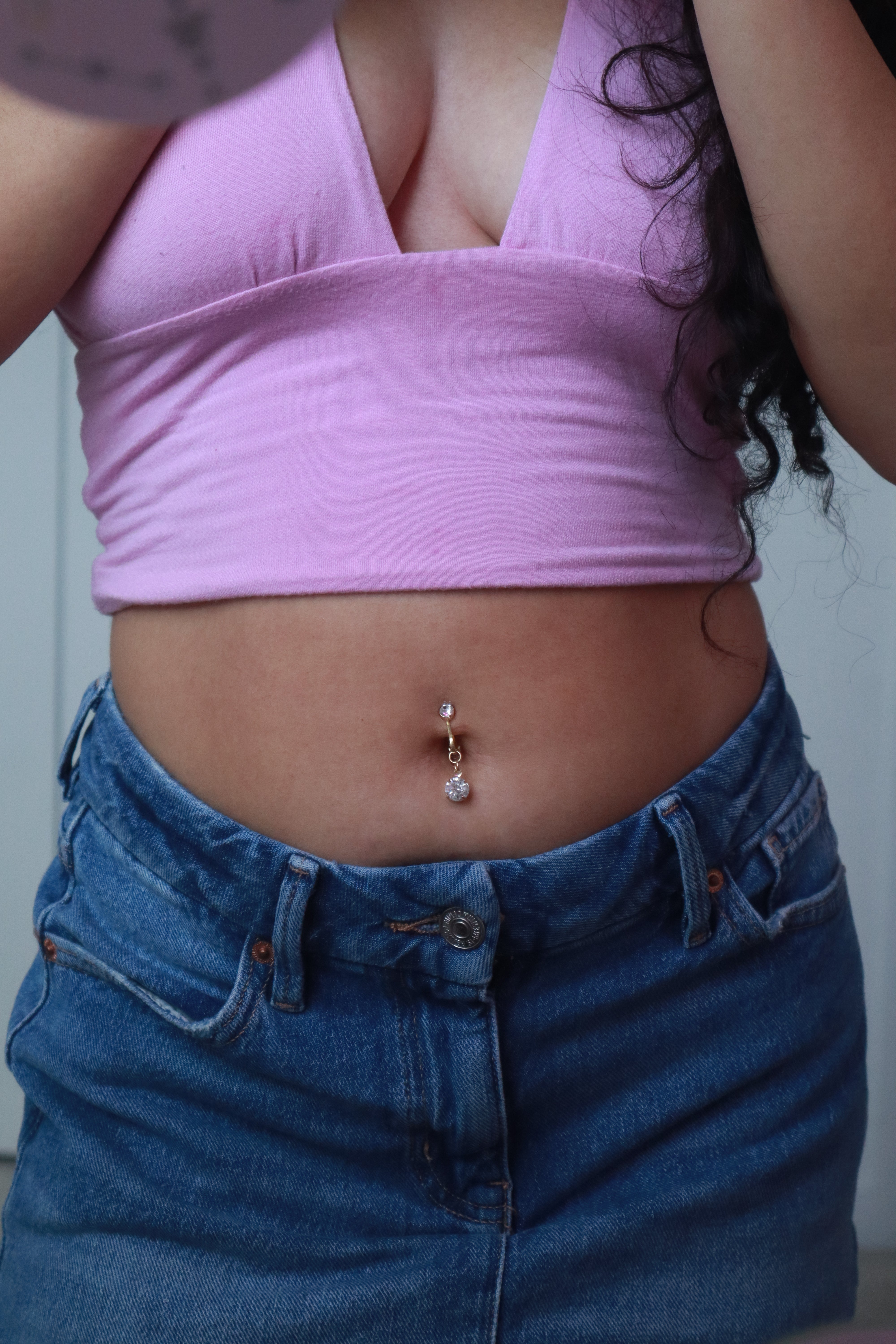 PRE ORDER Gold Basic Clip On Belly Ring