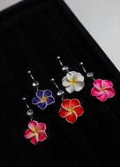 Hawaiian Flower Belly Ring