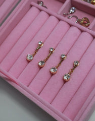 PRE ORDER Gold Basic Clip On Belly Ring