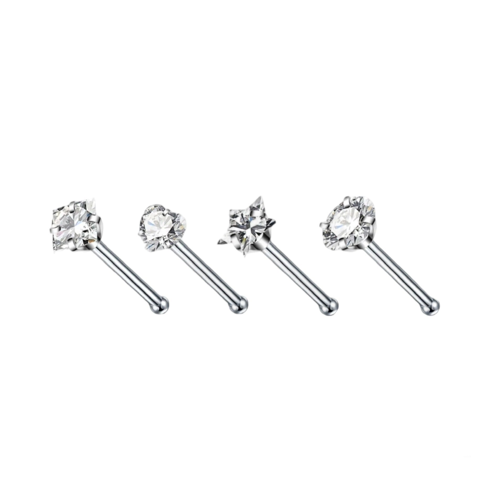 IT Girl 4-Pack Nose Stud Bundle