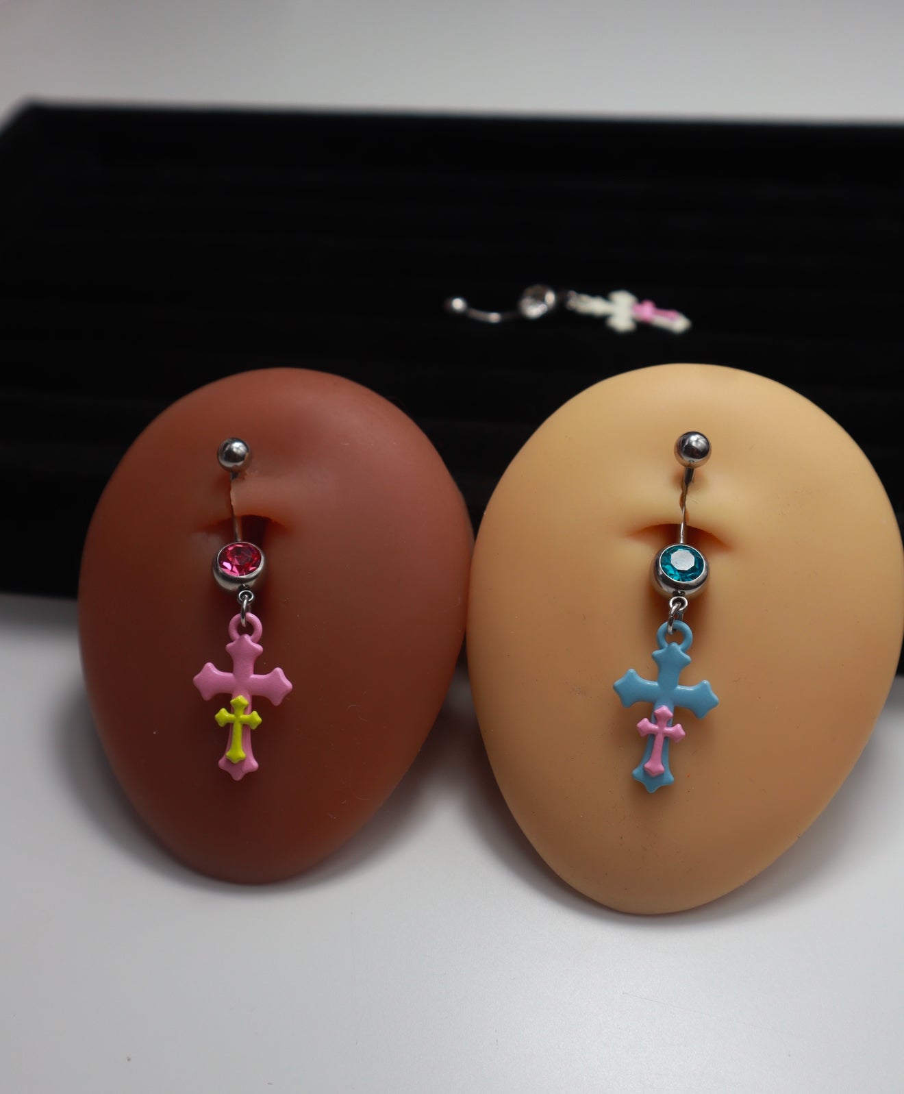 Double Cross Belly Ring