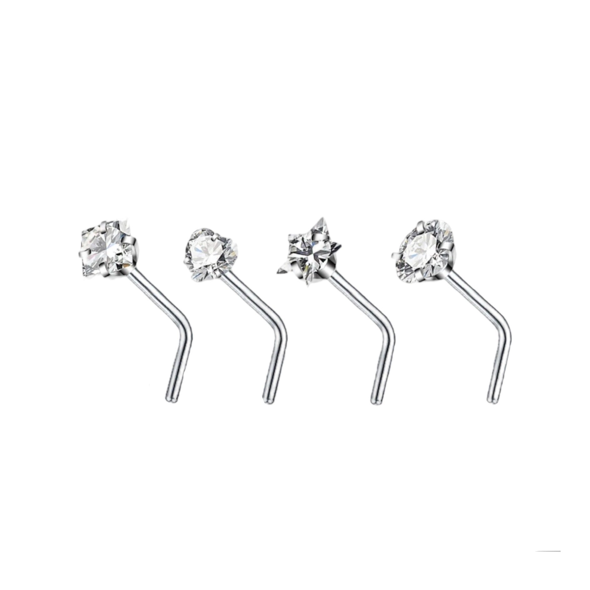 IT Girl 4-Pack Nose Stud Bundle