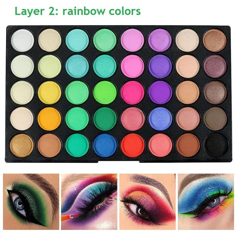 Pigmented Pressed Powder Eyeshadow Kit