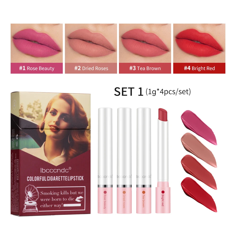 Matte Lip Gloss & Lip Tint Makeup Kit