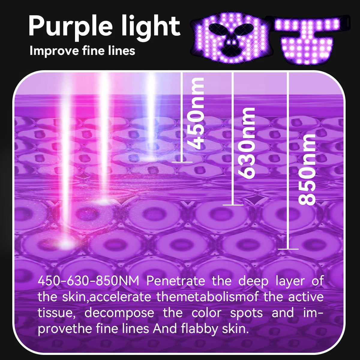 Red Light Therapy Mask for Glowing Skin