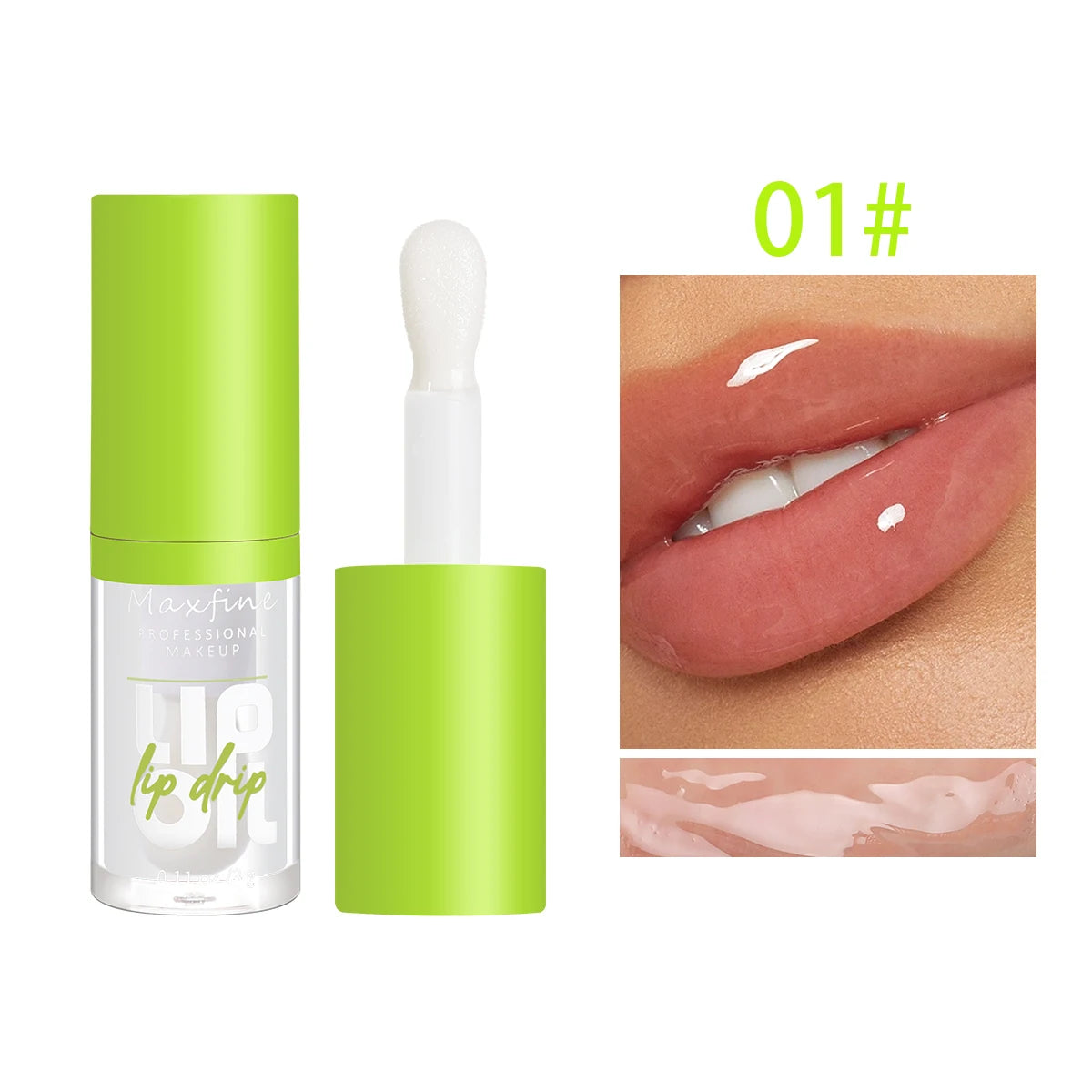 Transparent Oil Lip Gloss for Natural Shine