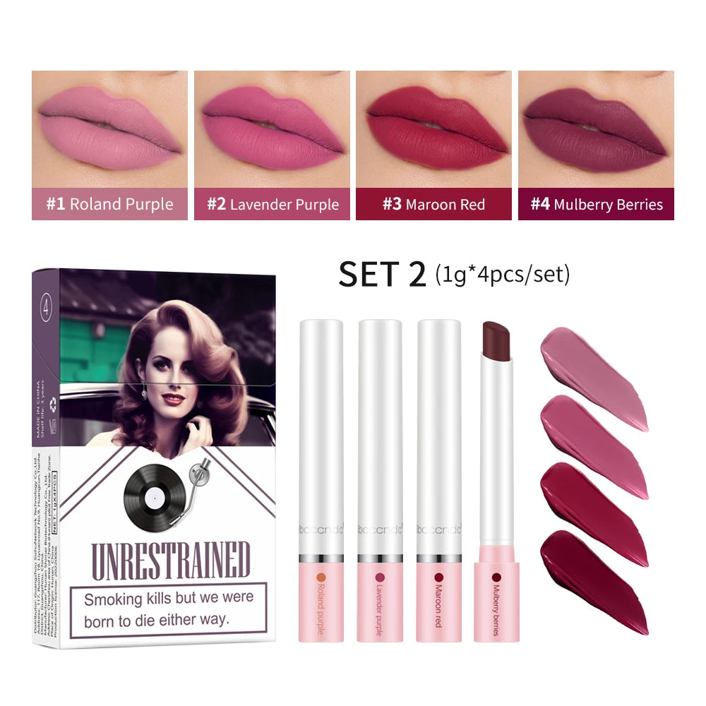 Matte Lip Gloss & Lip Tint Makeup Kit