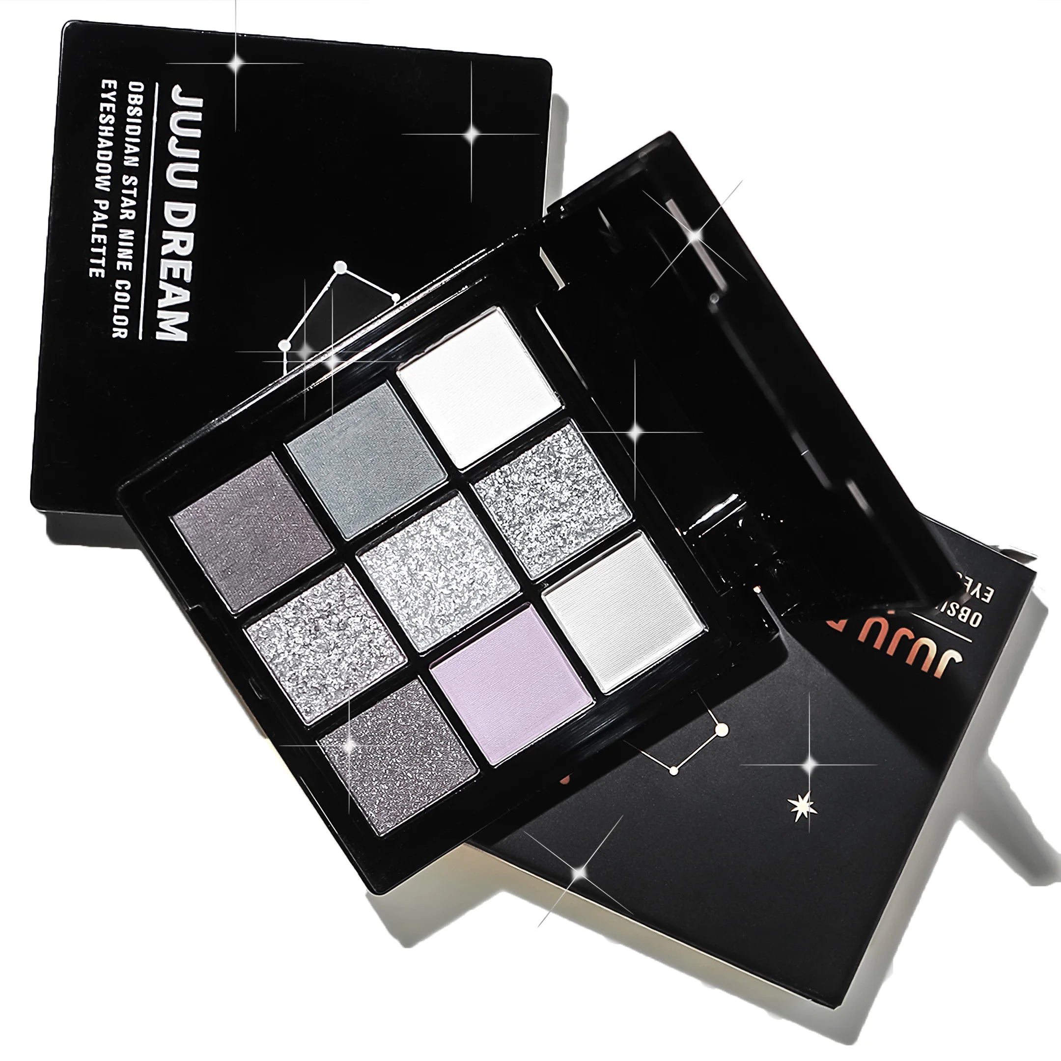 Smoky Eye Makeup Palette Gray Pink Tones