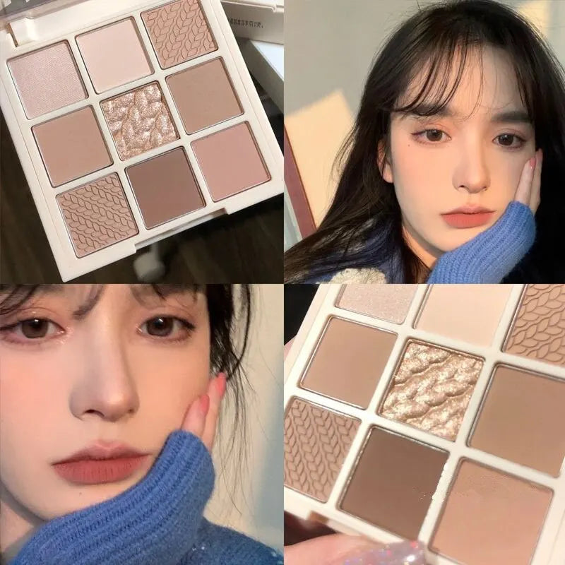 Low Saturation Oat Brown Eyeshadow Palette