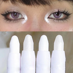 Glitter White Eyeshadow Pencil Smudge Proof