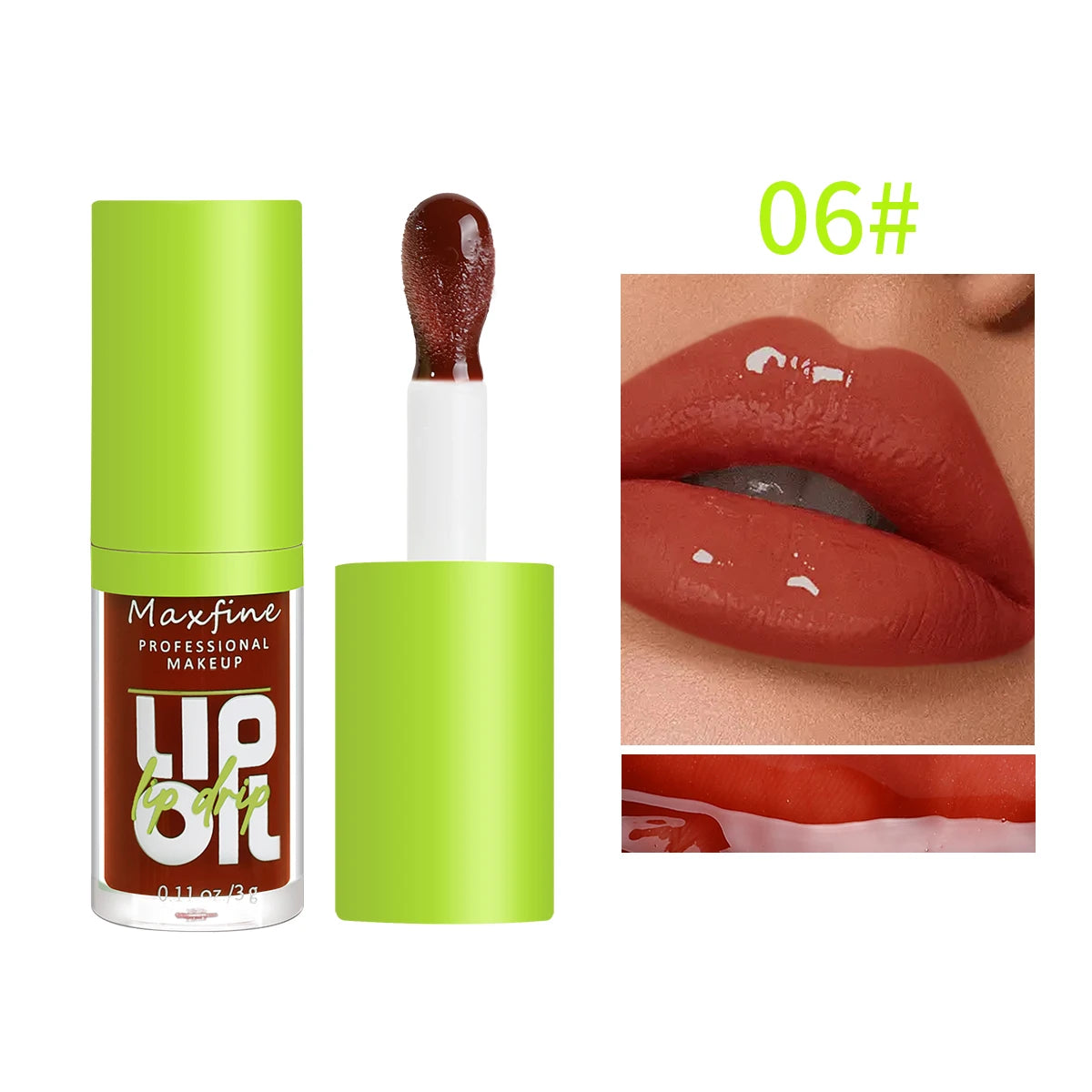 Transparent Oil Lip Gloss for Natural Shine