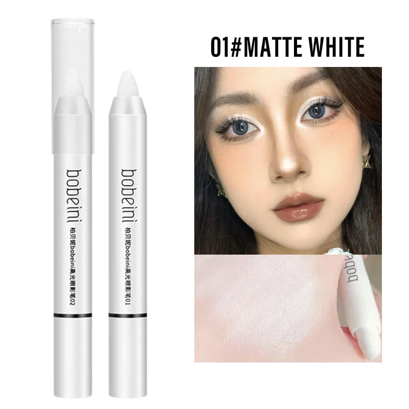 Glitter White Eyeshadow Pencil Smudge Proof