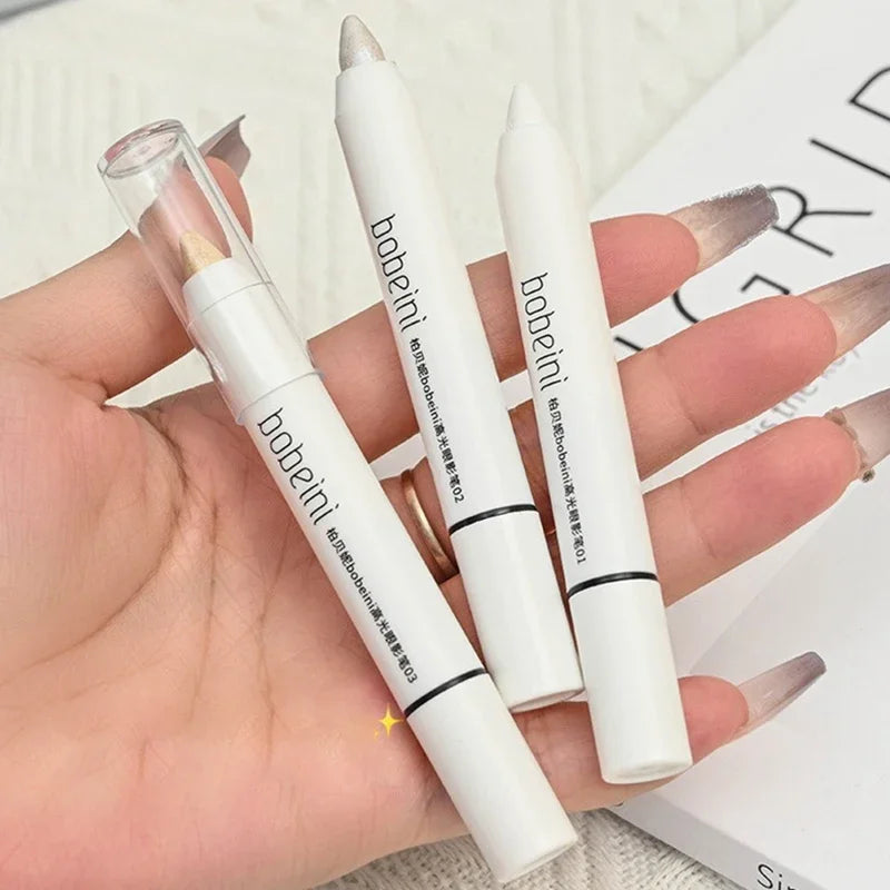 Glitter White Eyeshadow Pencil Smudge Proof