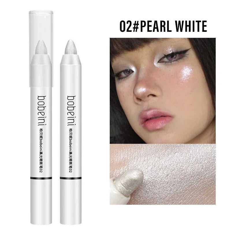 Glitter White Eyeshadow Pencil Smudge Proof