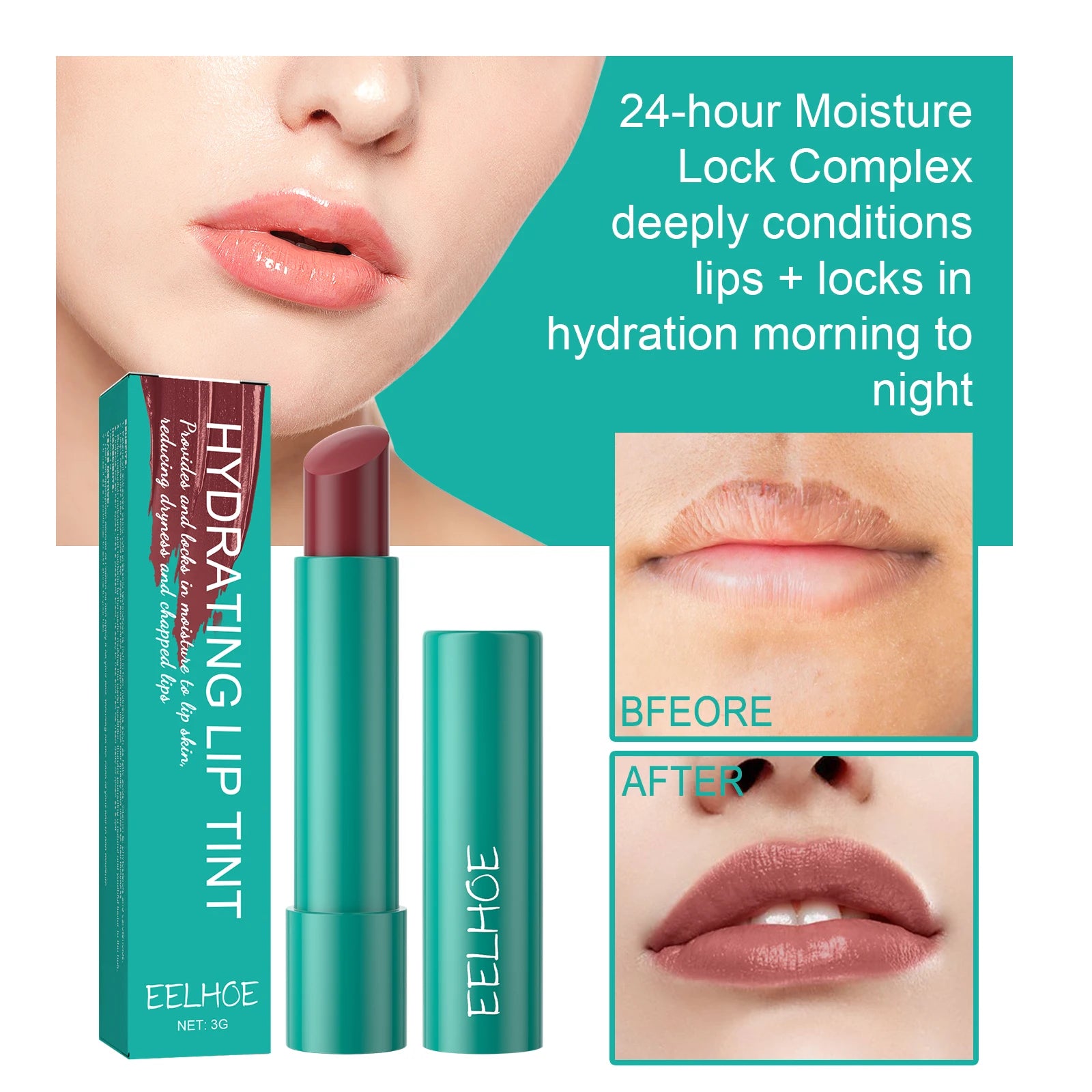 Moisturizing Plumping Tinted Lip Gloss