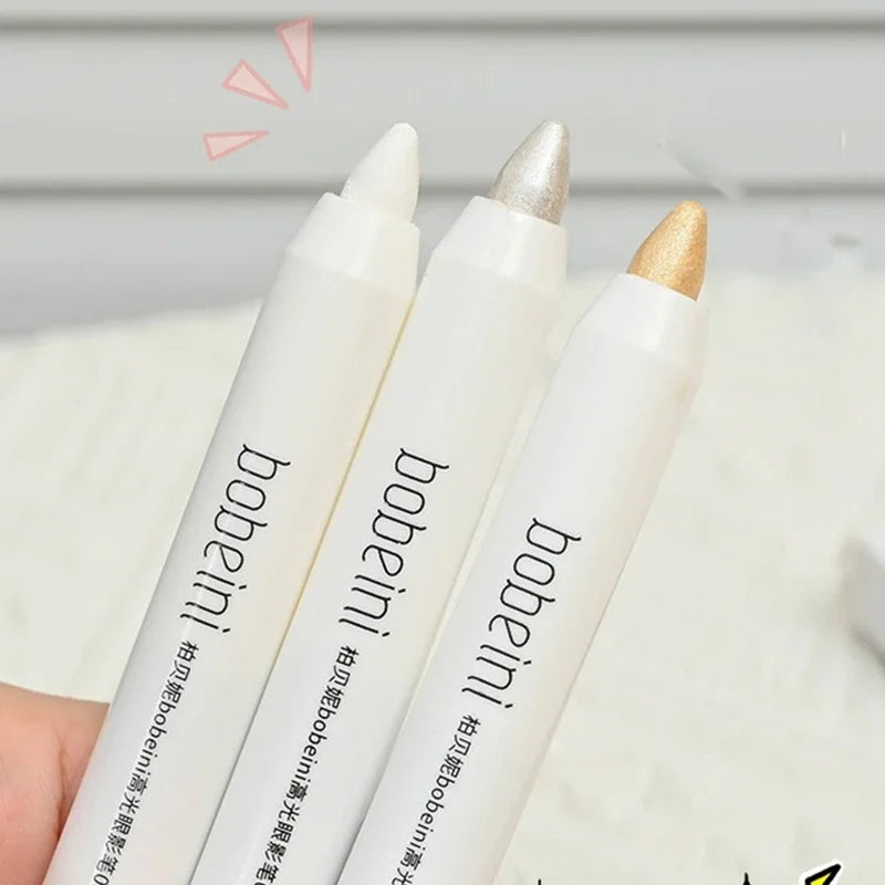 Glitter White Eyeshadow Pencil Smudge Proof