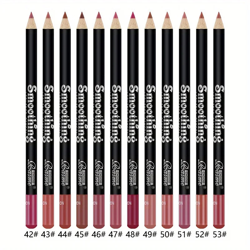 Matte Lip Liner Pencils for Smooth Lips