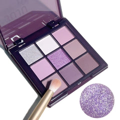Purple Eyeshadow Palette 9 Shades