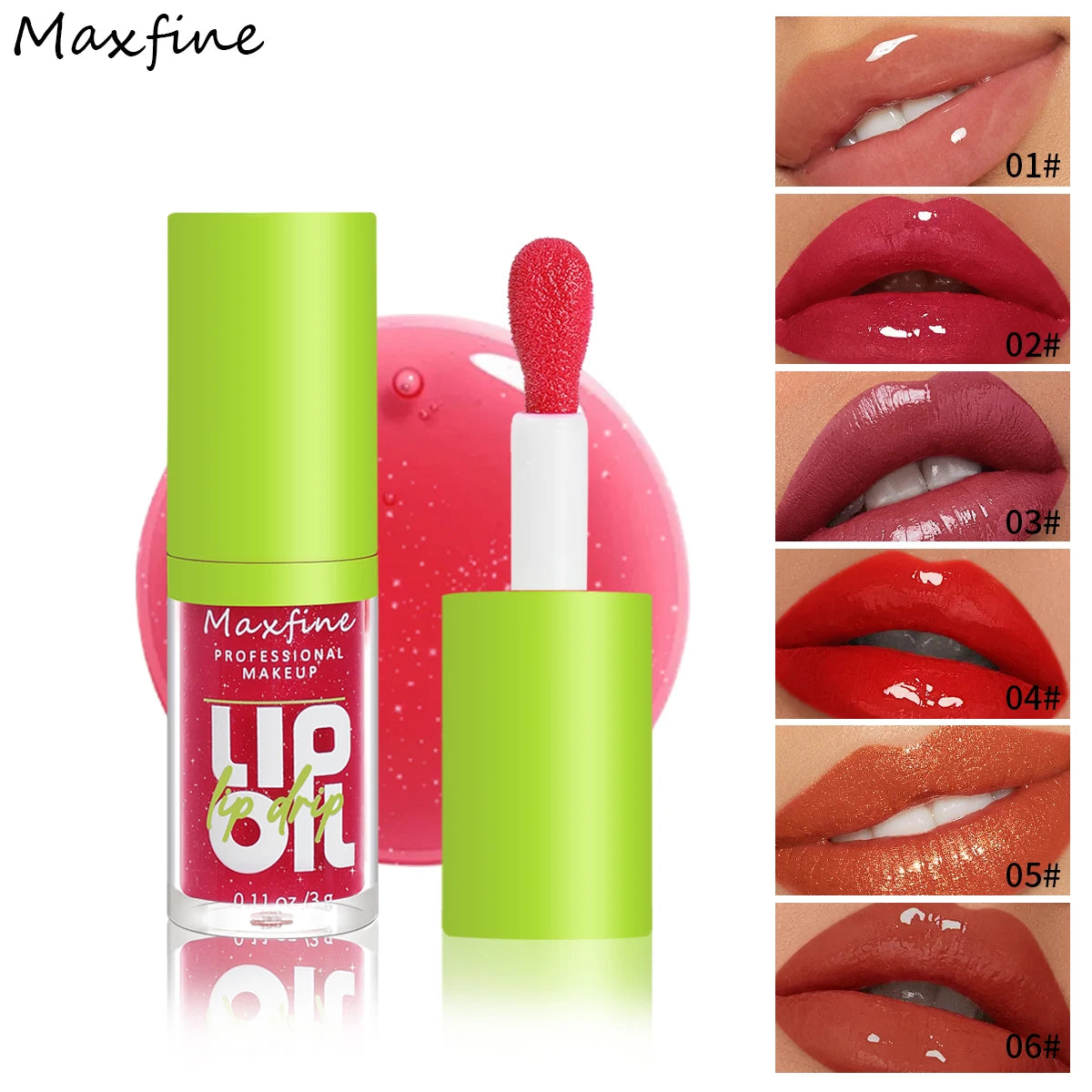 Transparent Oil Lip Gloss for Natural Shine