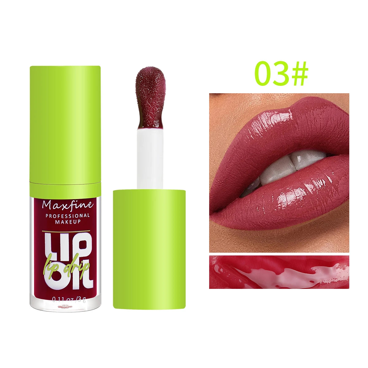 Transparent Oil Lip Gloss for Natural Shine
