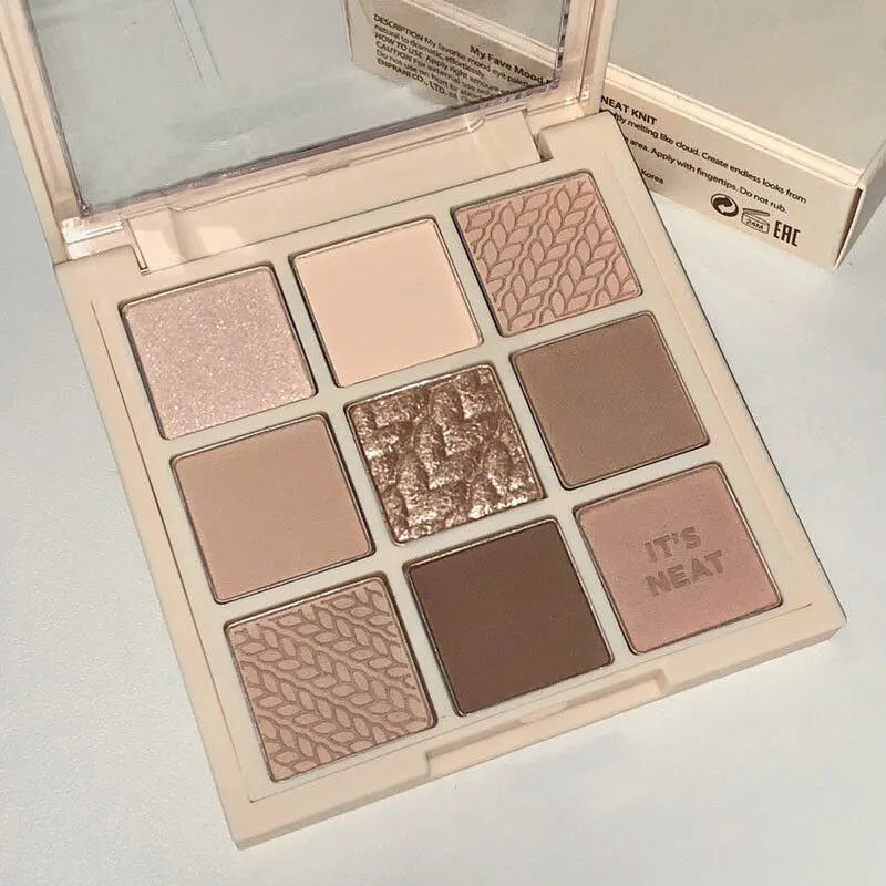 Low Saturation Oat Brown Eyeshadow Palette