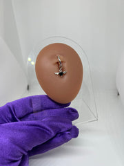 Black Angelita Fake Belly Ring