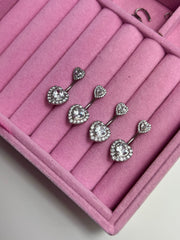 Bling Heart Belly Ring