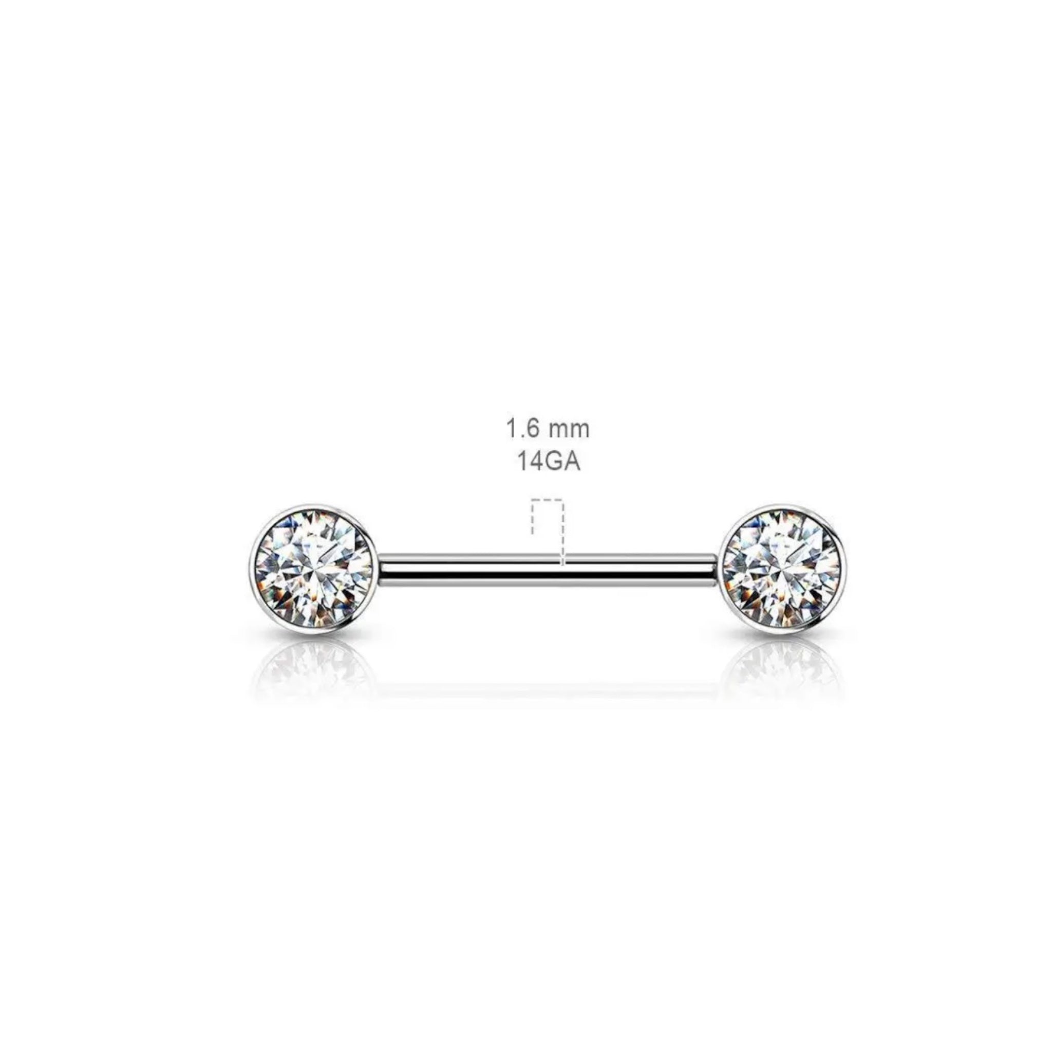 G23 Titanium Nipple Bars