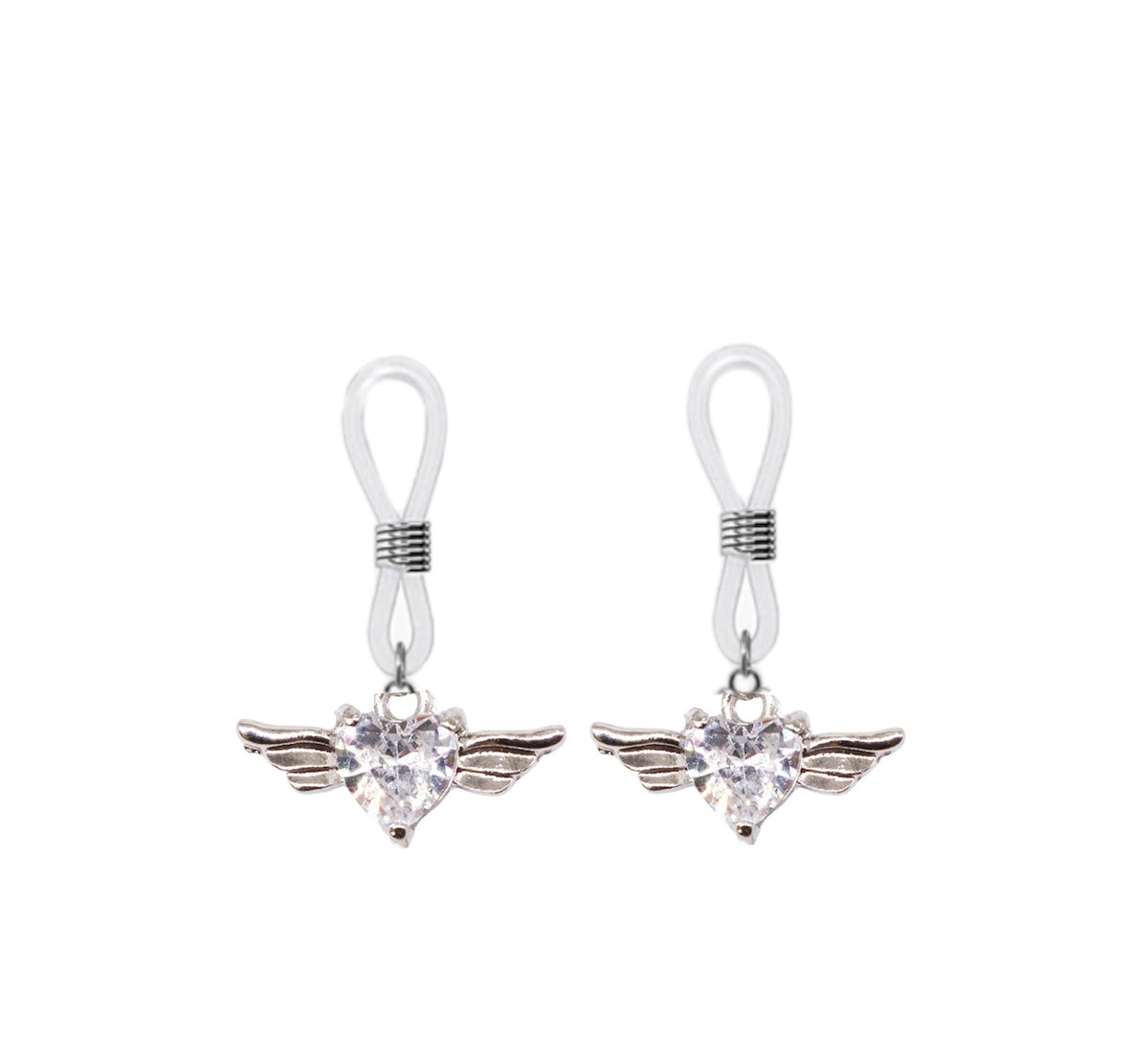 Fake Angel Nipple Rings