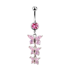 Lila Belly Ring