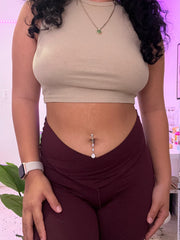 Sky Clip On Belly Ring